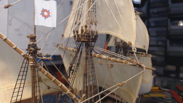 Golden Hind Galleon 1577 Heller 1:100