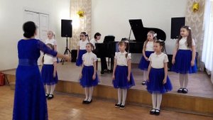 Вокальный ансамбль хорового отделения МБУДО ЦДМШ г. Саратов 1 группа