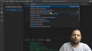 How to access and edit settings json in vscode | workspace and user settings.json file