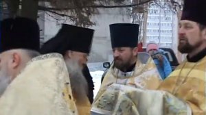 25 12 2011 Орша храм свт Спиридона Тримифунтского Престольный праздник, епископ Петр
