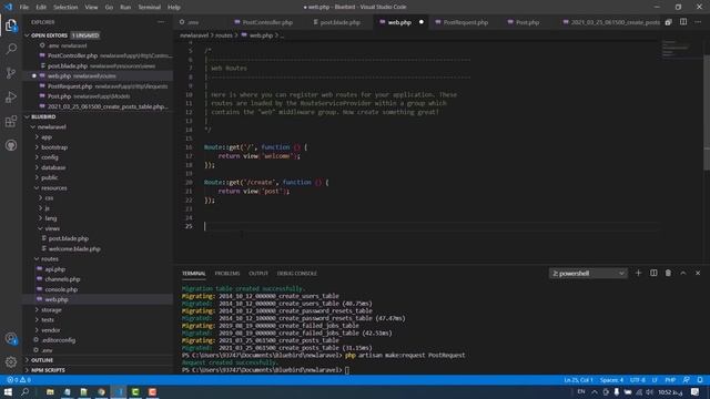 Laravel JavaScript Client-side Form Validation