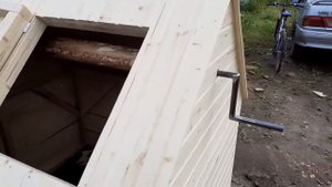СУПЕР Домик для колодца с воротком своими руками всего за 6 часов