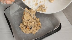 Овсяные БАТОНЧИКИ с сухофруктами и бананом! Батончики мюсли без сахара!✧ Oatmeal muesli bars withou