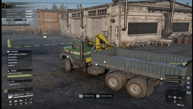 ► SnowRunner► КАК УПРАВЛЯТЬ КРАНОМ смотреть онлайн