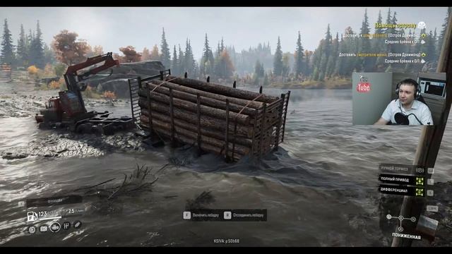 SnowRunner: Мичиган (США). Стил-Ривер. Контракт - Помощь острову! смотреть онлайн