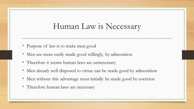 Why Human Law is Necessary | 30 Second Aquinas смотреть онлайн
