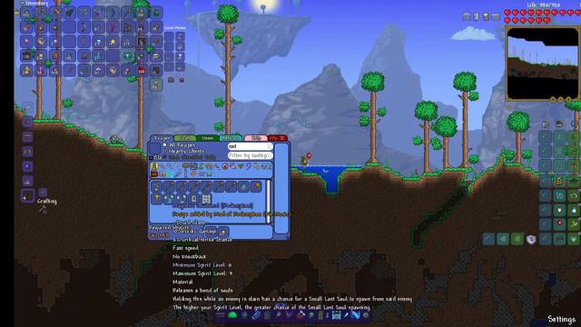 Eye Of Cthulhu and New Staff! Terraria Mod Of Redemption Part 10! смотреть онлайн
