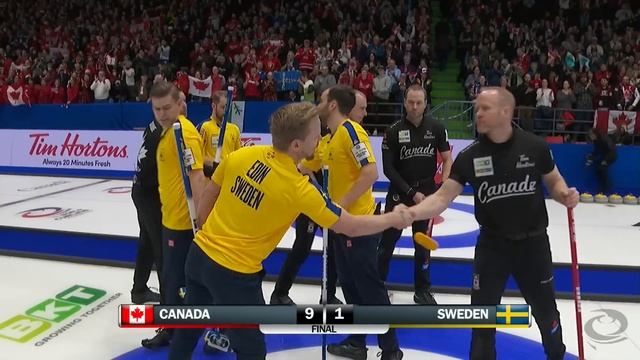 CANADA v SWEDEN - Qualification Game - BKT Tires & OK Tire World Men's Curling Championship 2023 смотреть онлайн
