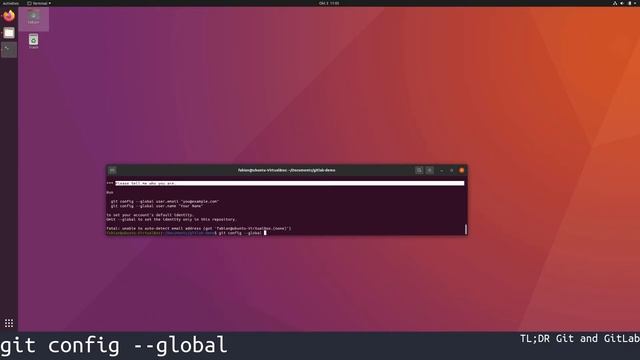 git config -- Please tell git who you are смотреть онлайн