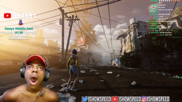 iShowSpeed Falls Down Playing ONLY UP…? смотреть онлайн