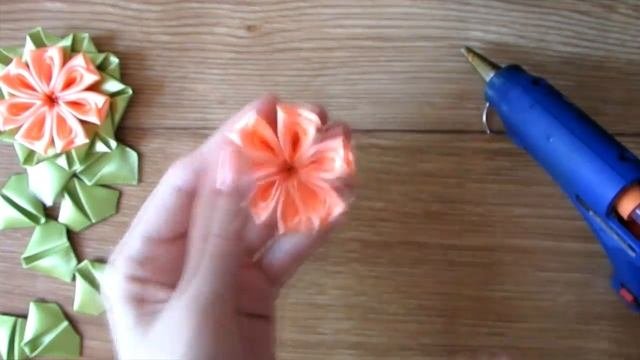 Цветы канзаши МК, канзаши для начинающих