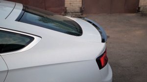 Когда маленькая деталь, важна. Спойлер лезвие на багажник для Ауди А5 2 B9 от #MaxtonDesign