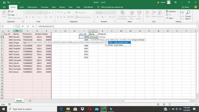 Microsoft Excel Vlookup in Sinhala | SL Free Education