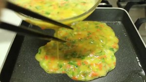 Корейский яичный рулет " керан мари"  (계란말이). Вкусный завтрак!!!