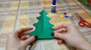 DIY : Новогодняя Ёлка с СЮРПРИЗОМ из Бумаги | Новогодние Подарки под Ёлочкой | Поделки на РОЖДЕСТВО