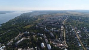 город Вольск с высоты ... Снято 4k