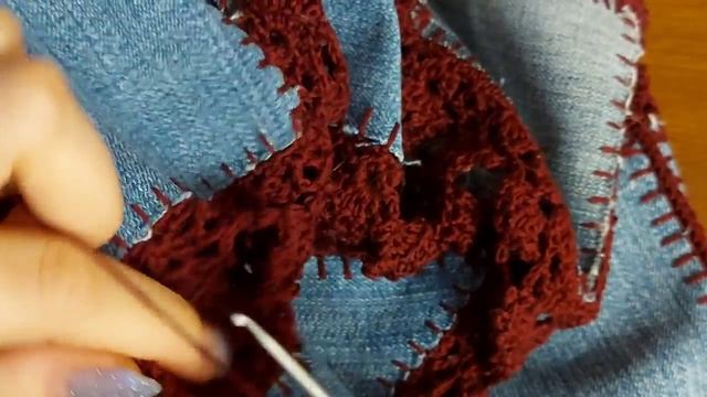 Куртка из джинсовых квадратов видео 2