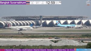 ? LIVE Last Bangkok Plane Spotting Thailand w/ Tim + ATC!? Airport Webcam VTBS BKK Sub to SydSquad
