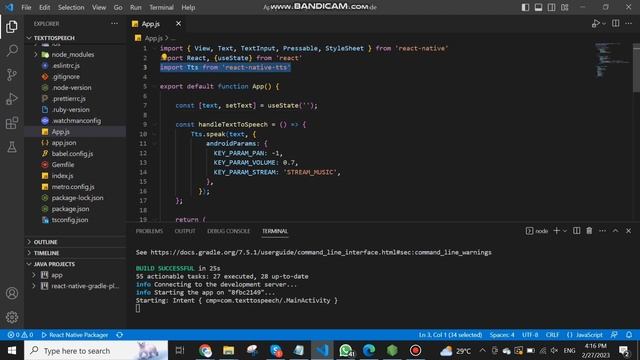 React Native Text to Speech | Code смотреть онлайн