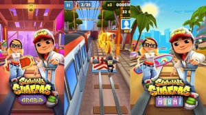 Subway Surf играем! Мультик игра собиратель монет от канала Даша супер Girl