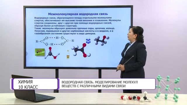 Химия. 10 класс. Водородная связь. /14.10.2020/ смотреть онлайн