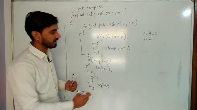 Program to Print All Prime Numbers between 1 to 100 in Java by Deepak