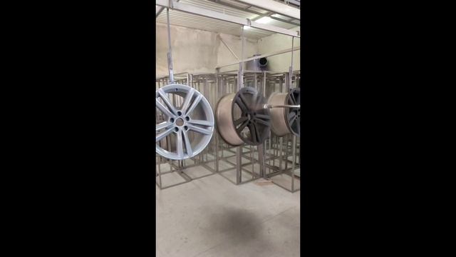 Порошковая покраска дисков #диск #машина #покраска смотреть онлайн