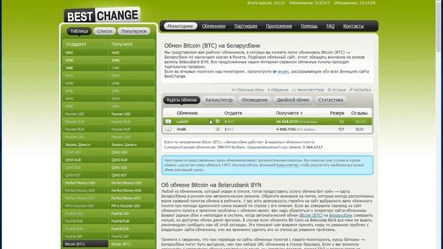 Как найти обменник криптовалют в реальные деньги в Беларуси