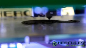 Печать резиной (Rubber) 55мм/сек на 3d принтере Hercules