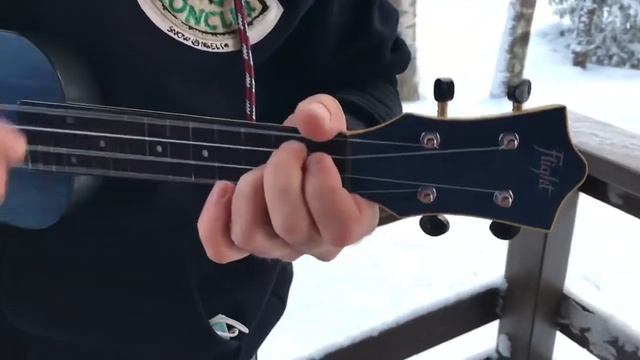 Антон Мизонов - С утра шёл снег (Аквариум укулеле кавер) смотреть онлайн