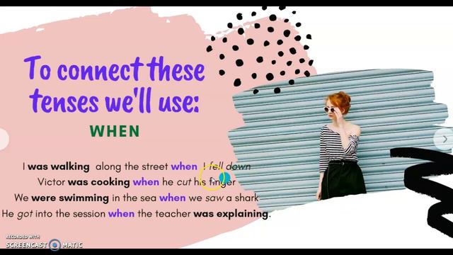 past continuous and simple смотреть онлайн