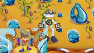 my singing monsters clubbox on fire oasis but it's epic wubbox