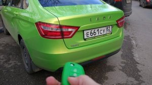 Открытие багажника Весты