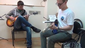 Курсы гитары "Guitardo"! 7 занятие соло и импровизацией! Снято с 1ого дубля)