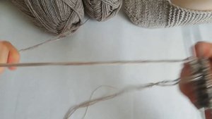 Как связать следки от мыска Простой набор петель