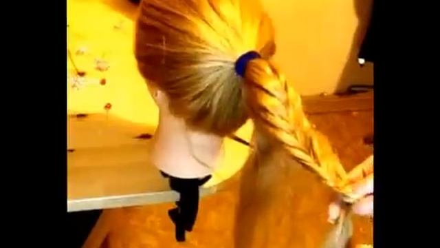 Косичка трансформер - Коса превращающаяся в вечернюю прическу одним движением за 5ть минут!