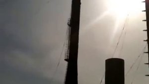 Демонтаж трубы котельной
