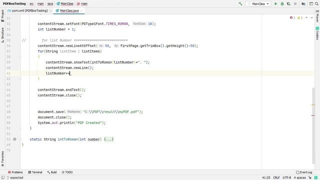 How to create Roman List | Number List Apache PDFBox, Roman List Apache PDFBox Tutorial смотреть онлайн