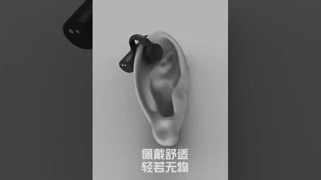 Bone Conduction TWS earbuds | IPX5 waterproof | "C" shape clip on ear