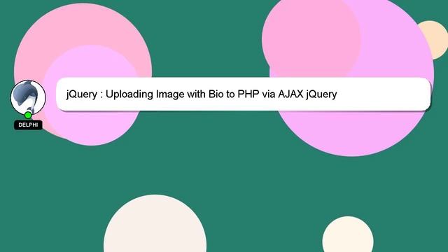 jQuery : Uploading Image with Bio to PHP via AJAX jQuery смотреть онлайн