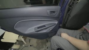 Ford Fiesta '1 disassembly door (разборка дверей)