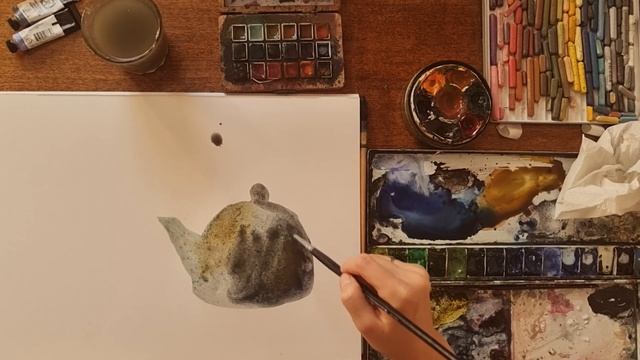 На чай. Визуальные стихи. Читает и рисует автор и художник Ольга Круглова.