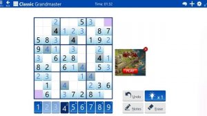 Microsoft Sudoku/Number Puzzle - Four Corners Achievement