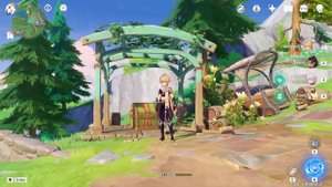 Бремя Запретной крепости Чертёж декора Фонтейн Genshin