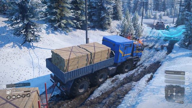 Azov 42-20 Antarctic Transporting Planks - Snowrunner