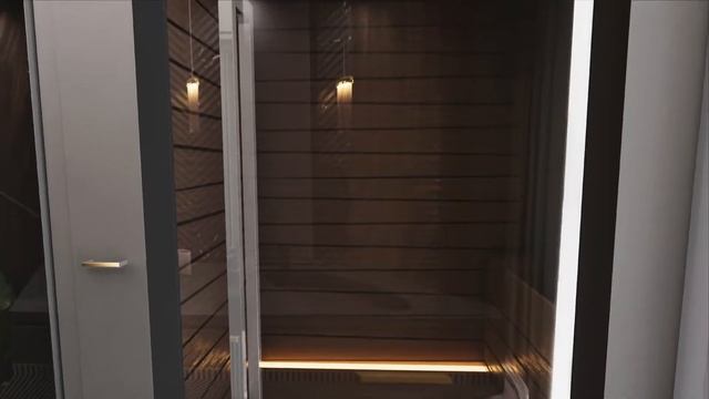 Дизайн интерьера ванной комнаты с сауной смотреть онлайн
