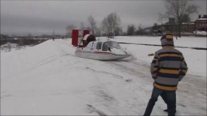 Аэросани "Патруль" крутой подъем