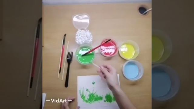 Опыт "Рисование "пухлыми" красками" смотреть онлайн