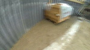 Как построить гараж ч.10 первый ряд как выровнять цоколь