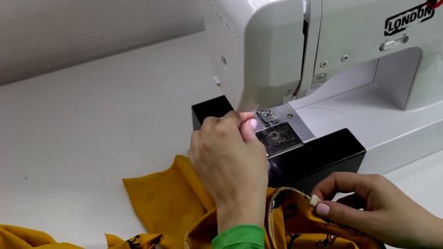 Несложное пришивание киперной ленты на футболке ? зашитый шов на горловине спинки